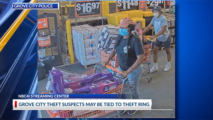 Suspects may be part of statewide theft ring